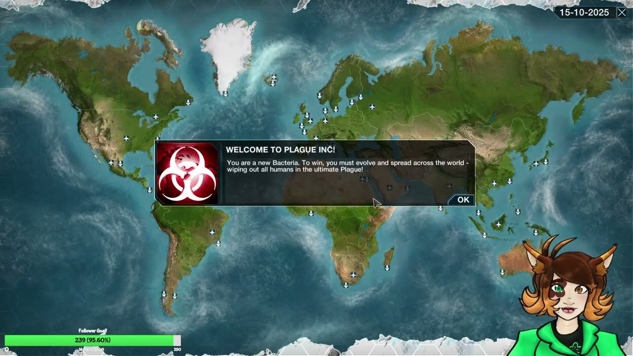 Biologist Plays Plague Inc! Let's Talk Bio :D -  Plague INC VOD [October 15th, 2025]