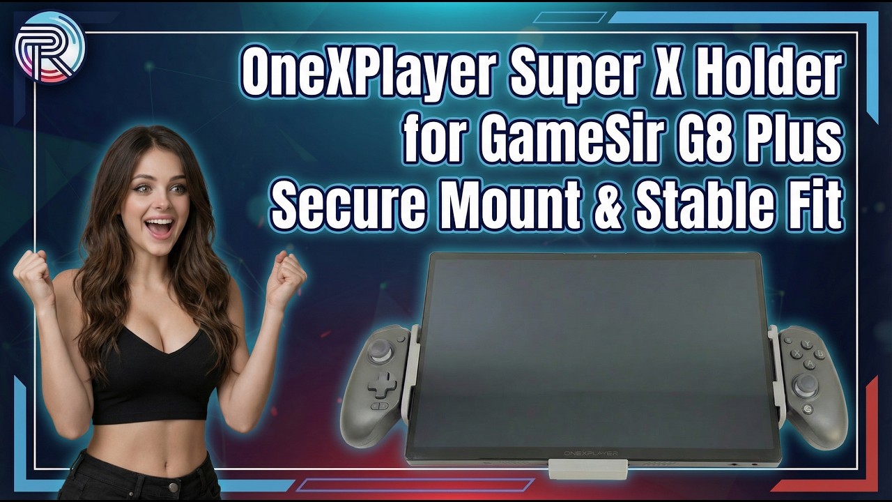 OneXPlayer Super X + GameSir G8 Plus Adapter | Holder That Keeps It Locked In Place