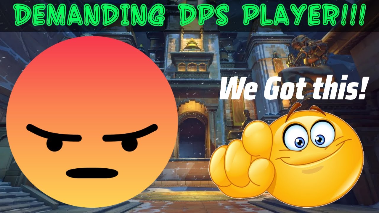 DPS player demands for a MERCY! Turning toxicity into positivity! Overwatch 2: Competitive Toxicity