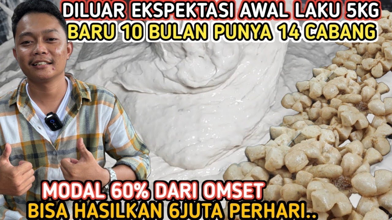 DILUAR EKSPEKTASI AWALNYA 5KG ‼️BARU 10 BULAN PUNYA 14 CABANG MODAL 60% DARI OMSET BISA HASILKAN 6JT