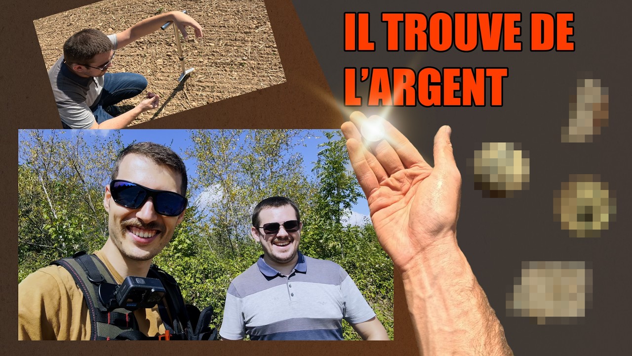 Superbe découverte en ARGENT au détecteur ! (+ autres objets anciens)