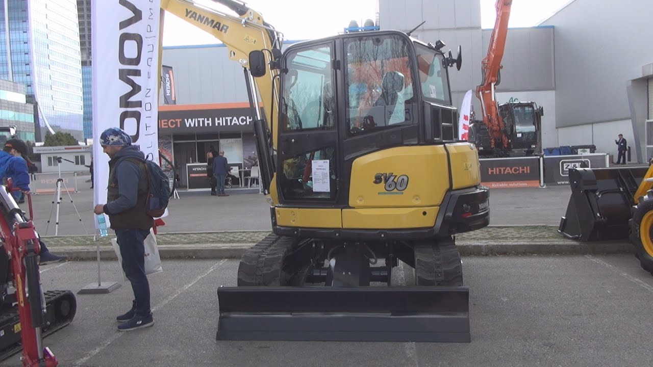 Yanmar SV60-B Mini Excavator (2022) Exterior and Interior