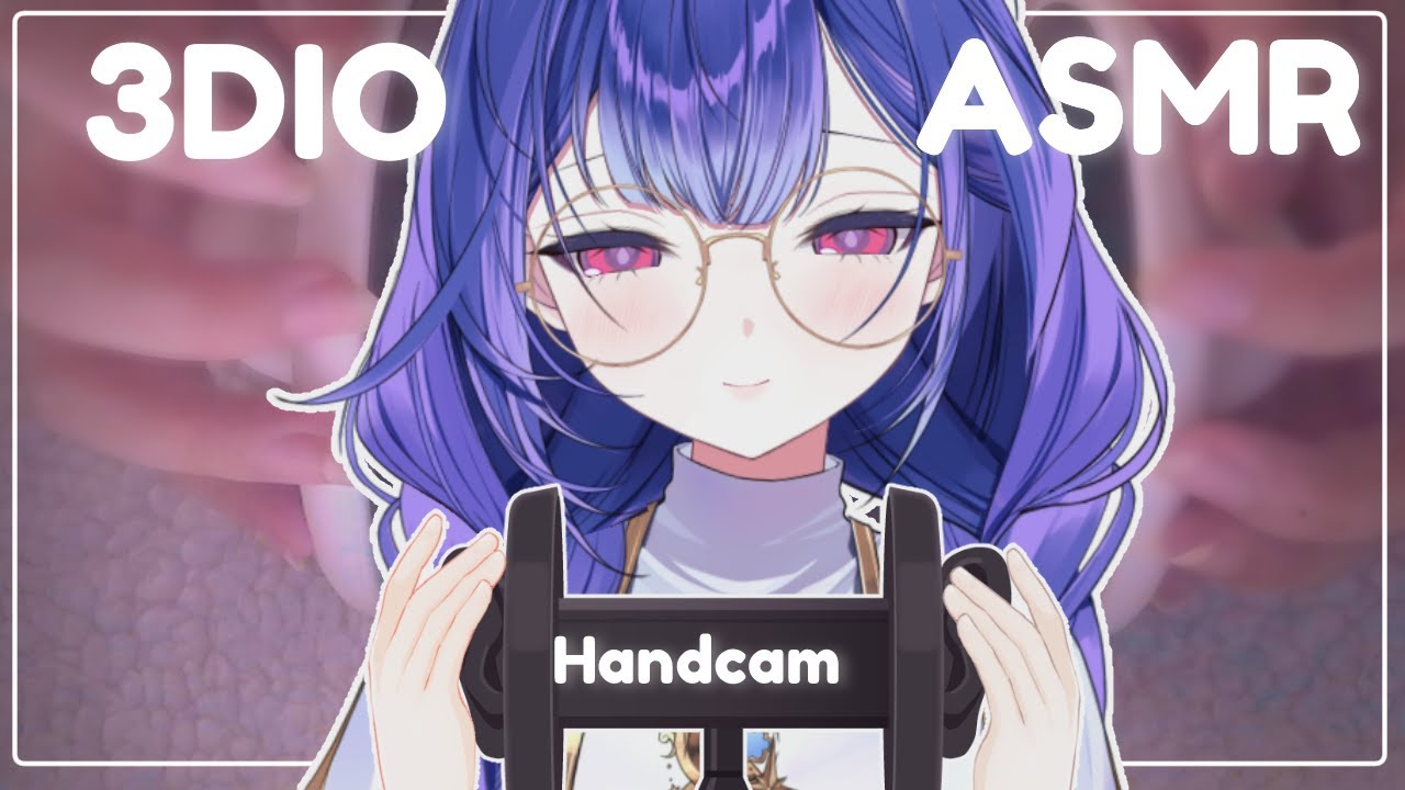 【3DIO ASMR】Vtuber Handcam | Helping you fall asleep with relaxing tingles🌙