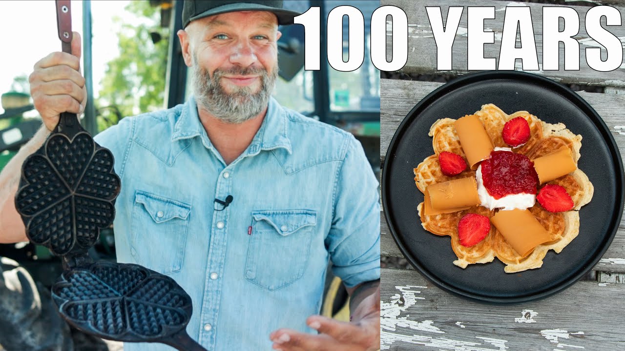 Can This 100 Year Old Waffle Iron Make A Decent Waffle!?