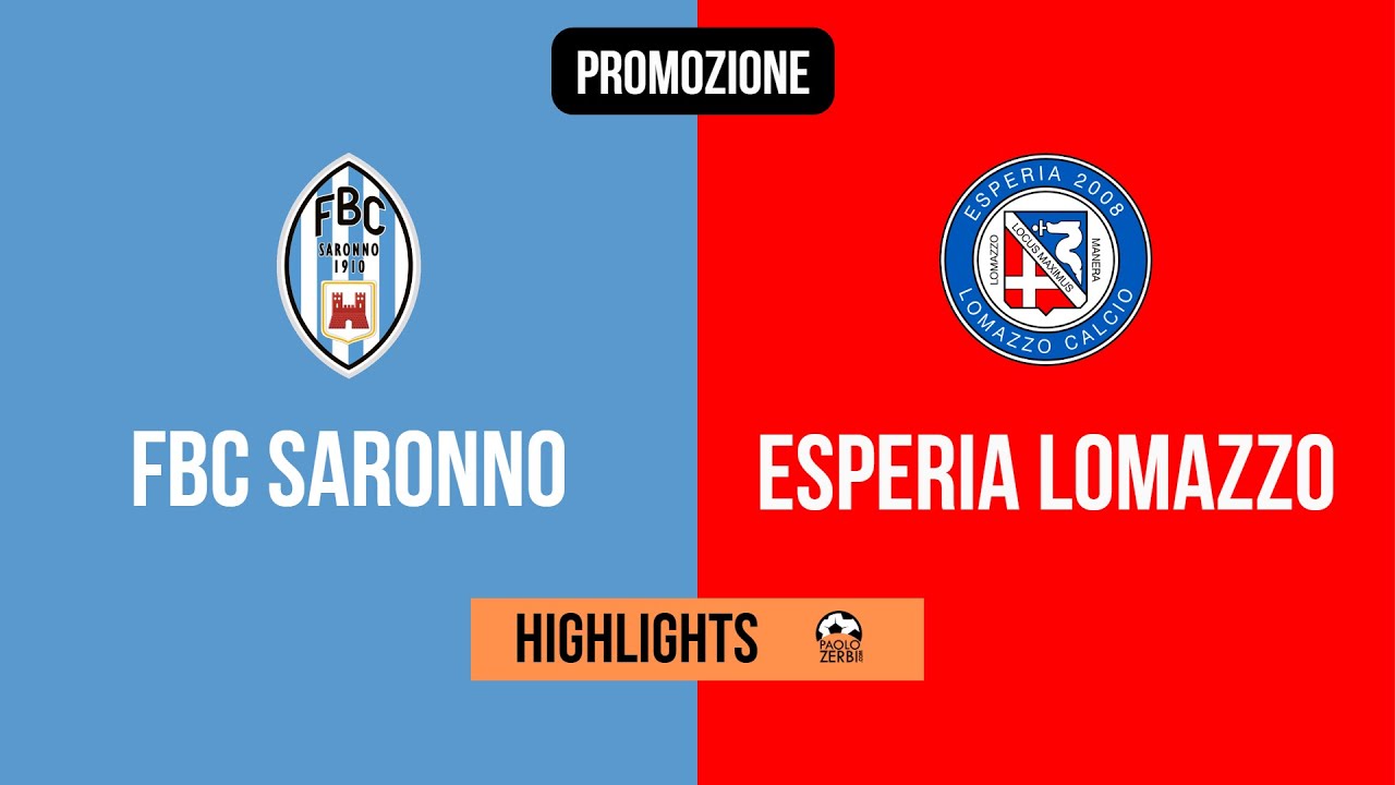 [HIGHLIGHTS] Promozione 18^ Giornata 2022/2023 - FBC Saronno-Esperia Lomazzo