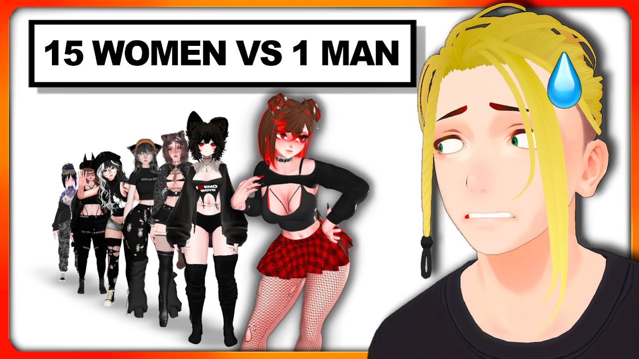 15 WOMEN vs 1 MAN: TJ EDITION (VR)