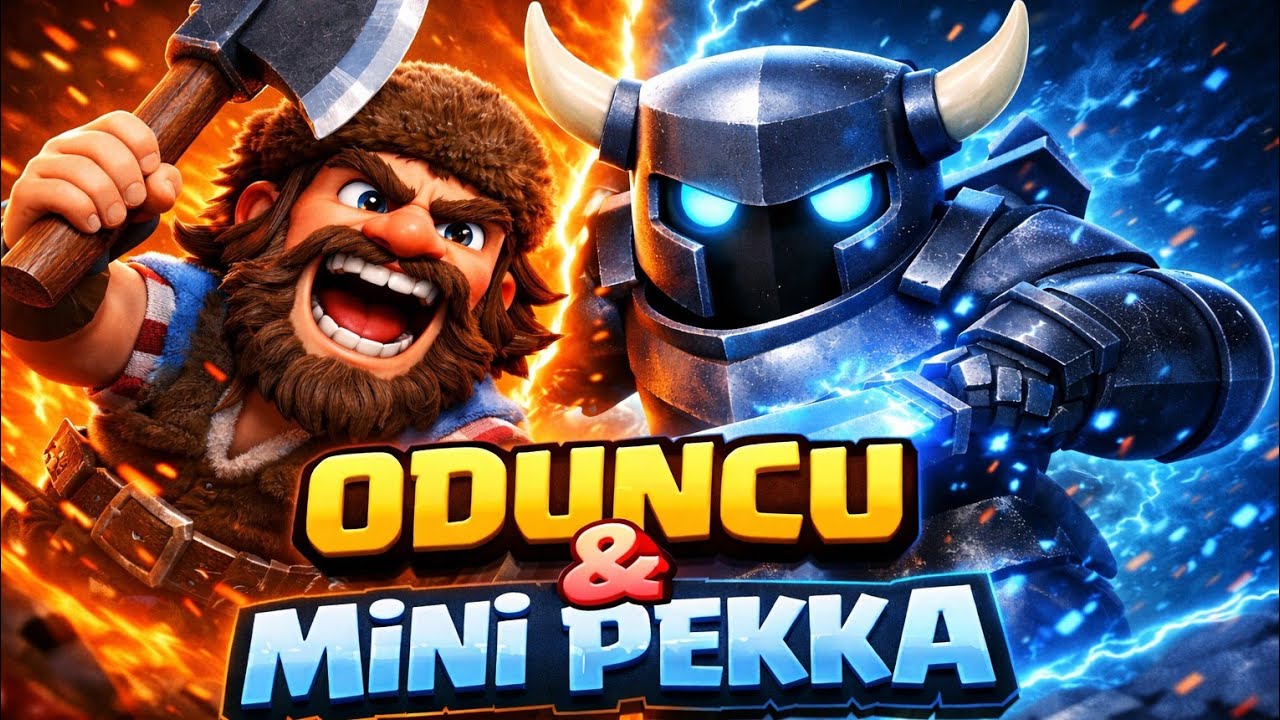 CLASH ROYALE TAKTİKLERİ-(CLASH ROYALE ODUNCU-MİNİ PEKKA) 