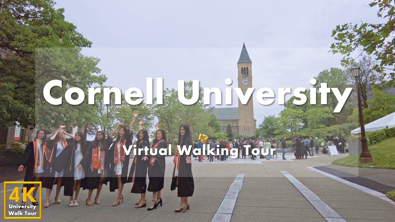Корнельский университет (Cornell University) - Виртуальная пешеходная экскурсия [4k 60fps]