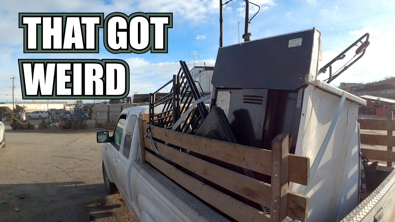 Dumpster Diving Street Scrapping Well That Got Weird
