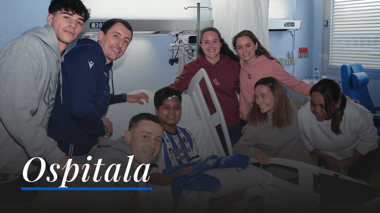 VISITA AL HOSPITAL | La mejor jugada | Real Sociedad