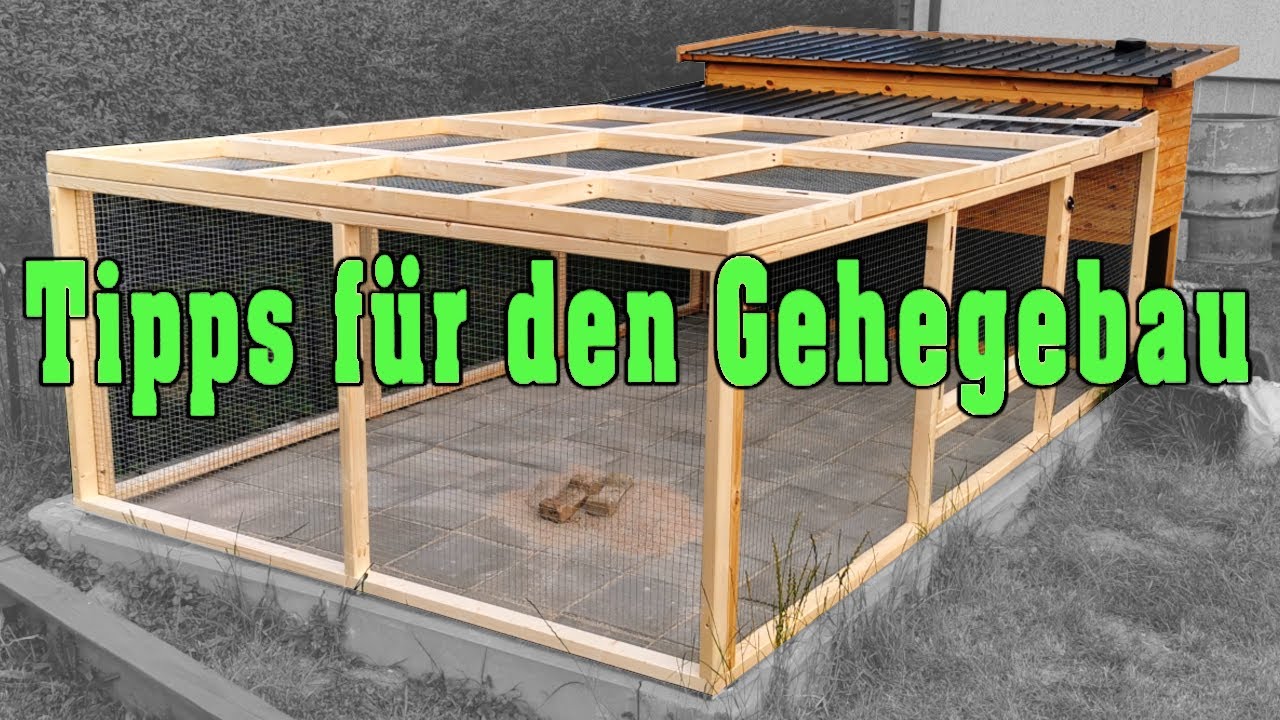 Gehege einfach selber bauen!