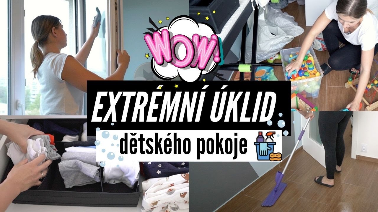 🧼ÚKLID DOMÁCNOSTI (velký úklid pokoje, dětský pokoj)