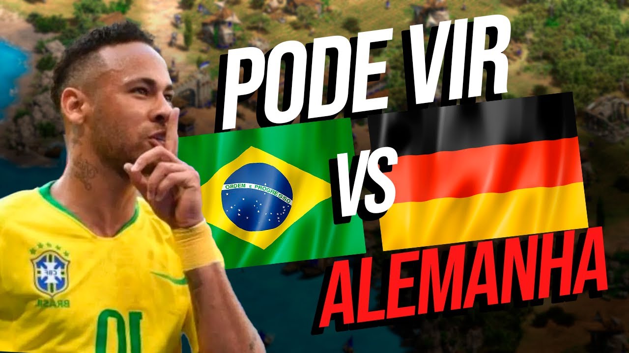 BRASIL x ALEMANHA - Copa das Nações | Jogo 1/3 | AGE OF EMPIRES 2