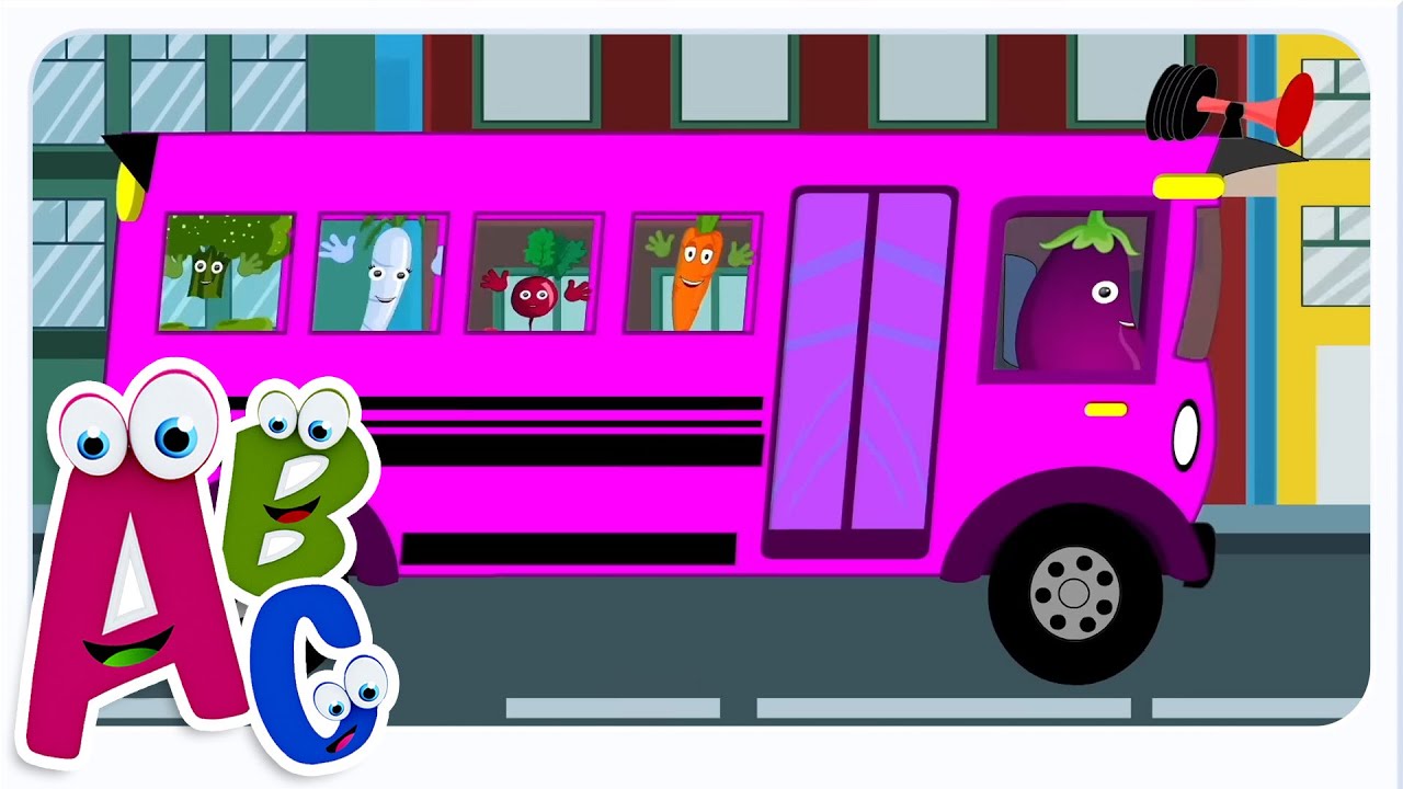 Las Ruedas del autobús giran y giran | Recopilación musical infantil