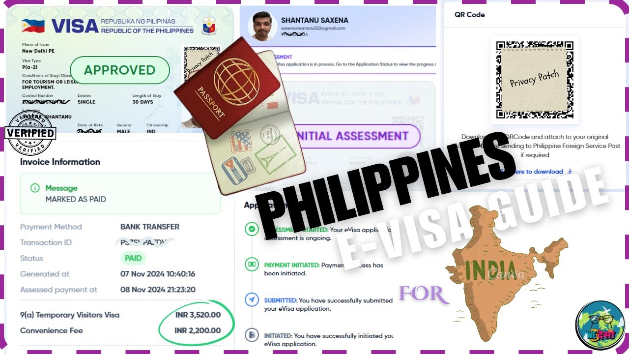 PHILIPPINES E-VISA GUIDE in 2025-26 (DETAILED!) 🇵🇭 For Indians