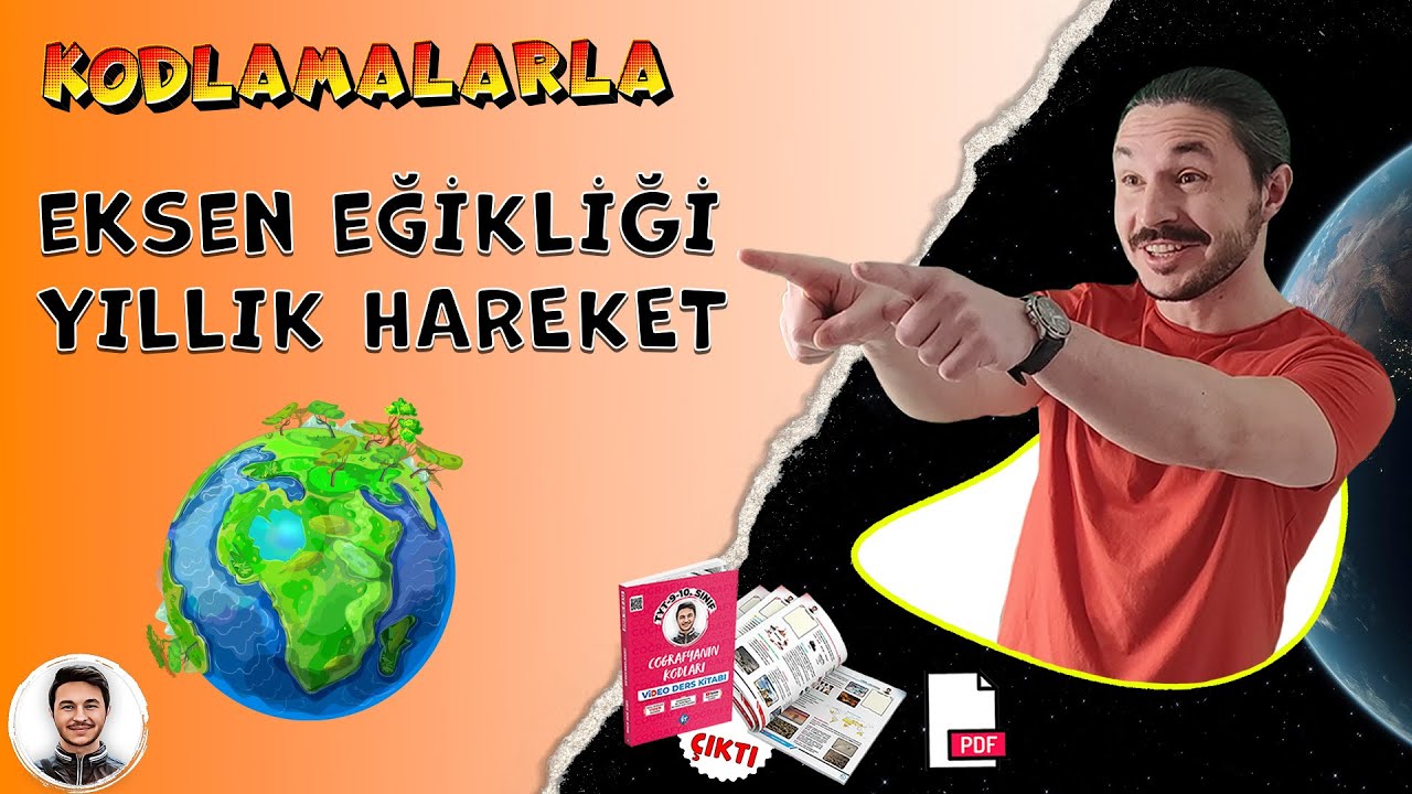 EKSEN EĞİKLİĞİ ve yıllık hareketin sonuçları animasyonlu 9.sınıf coğrafya konu anlatımı Tyt 📂PDF