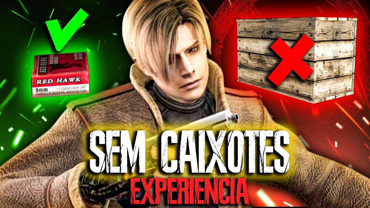 Só ITENS fora dos CAIXOTES é POSSÍVEL? - RE4 EXPERIÊNCIA