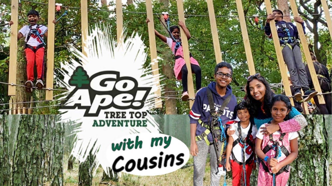 Go Ape - Tree Top Adventure in England | Kids Treetop Challenge in Tamil| Family Fun | தமிழ் Vlog