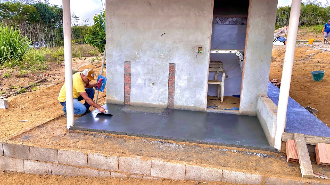 Piso Queimado É Barato e Fica Bonito Varias Dicas nos Trabalhos da Roça - Burnt floor is cheaper