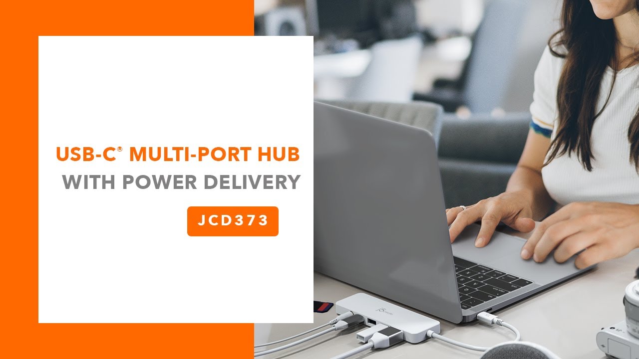 j5create USB-C&reg; Multi-Port Hub with Power Delivery | Model: JCD373