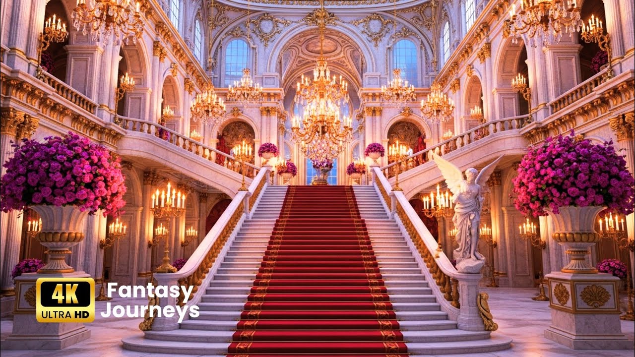 Rose Luxury Palace : Step Into Prestige, Elegance & Timeless Splendor | 4K Fantasy Journeys