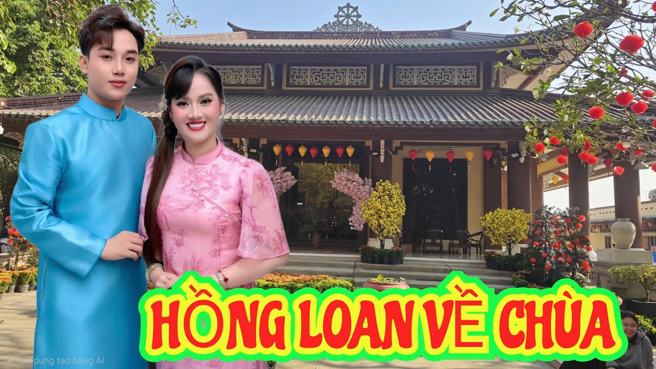 TRỰC TIẾP Hồng Loan về chùa trao quà Tết