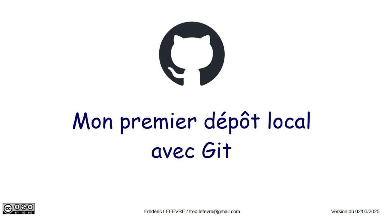 Mon premier dépôt local avec Git