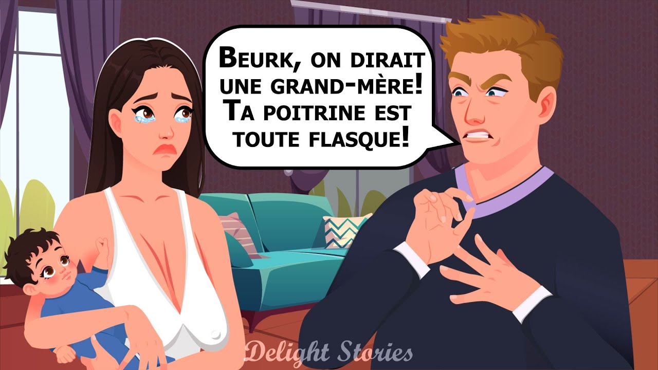 Ta poitrine est toute flasque!