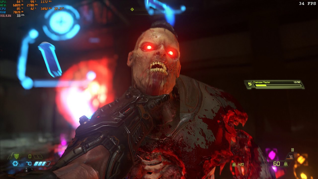 Doom Eternal Running on Nvidia GTX 970M 6Gb