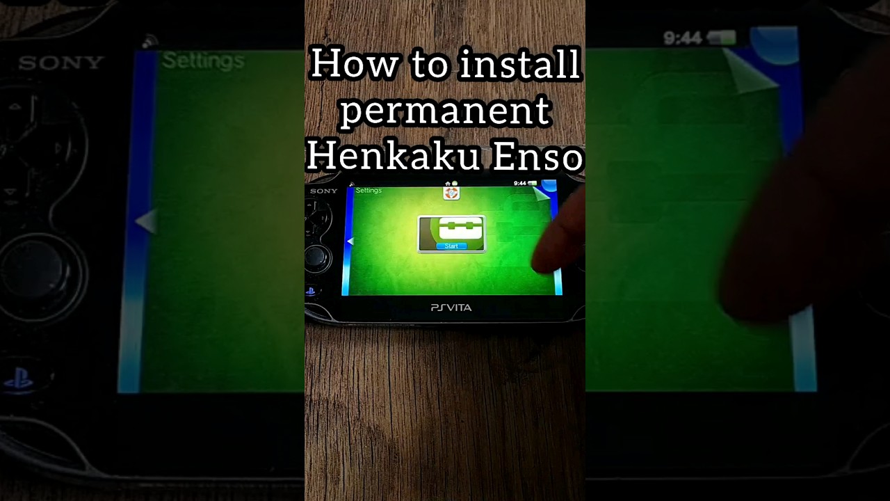 Install Permanent Henkaku Enso Ps Vita Hack         