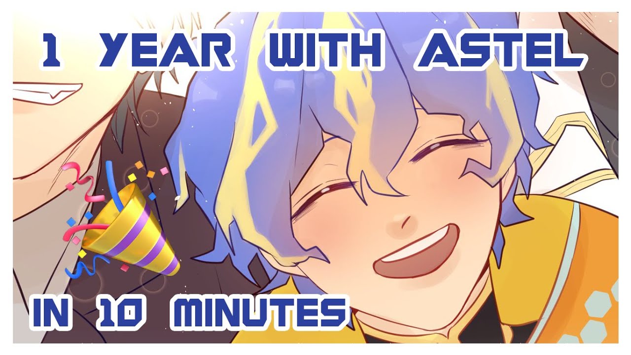 Astel Leda's 1 Year Anniversary - 1 year in 10 minutes - アステル1周年切り抜き動画