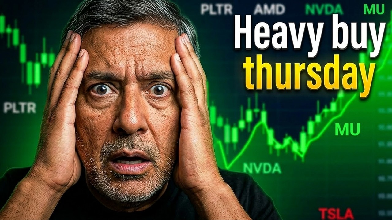BUY THURSDAY?! MU STOCK! AMD STOCK! NVIDIA! ARM! IBM! QCOM! TESLA! GOLD! DELL! HIMS! PLTR! MORE!