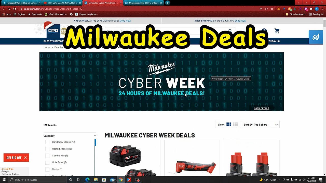 Milwaukee Tool Deals CPO Outlet