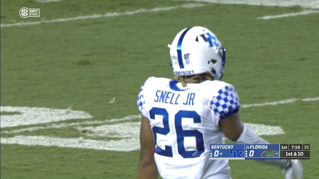 Benny Snell (Kentucky RB #26) Vs. Florida 2018