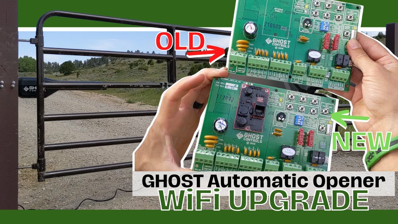 ОБНОВЛЕНИЕ WiFi-модуля для открывания ворот Ghost Controls (+ обзор приложения для телефона!)