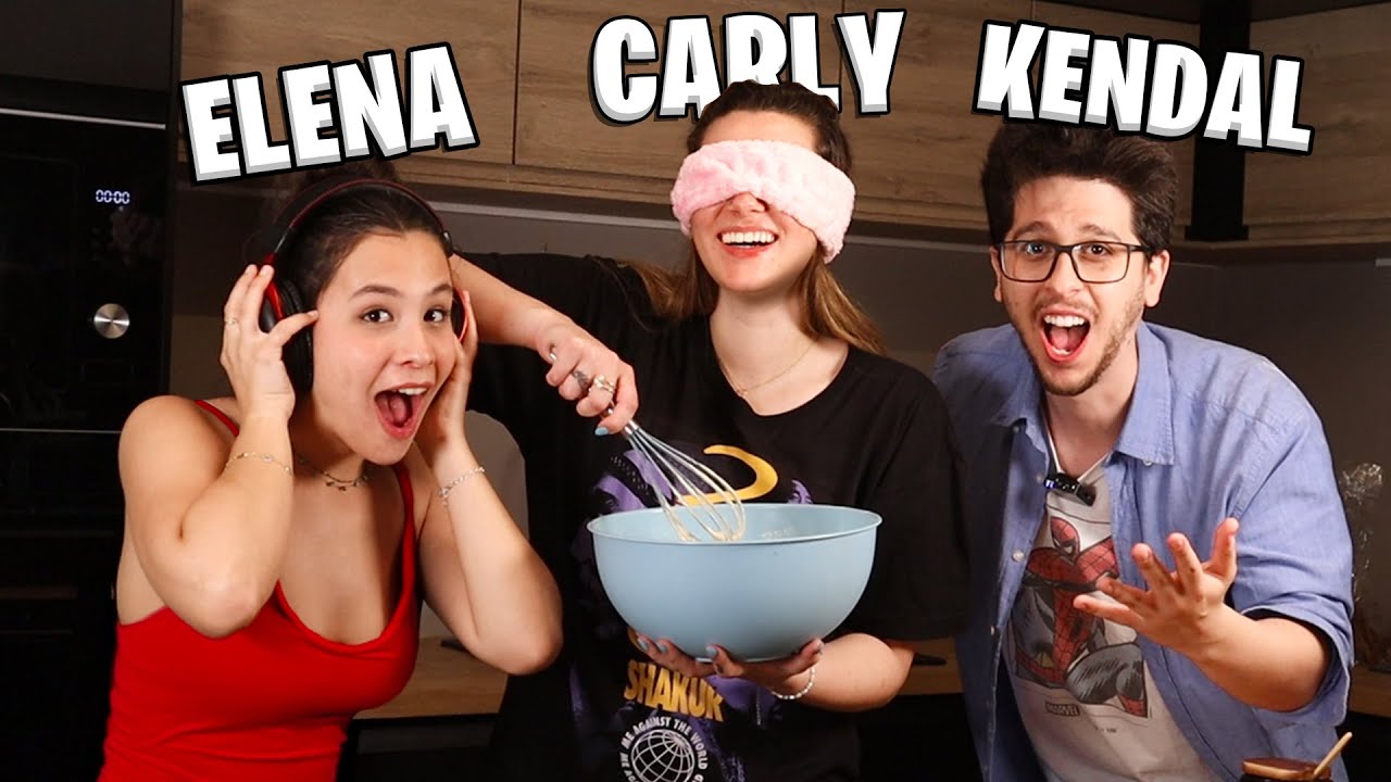 CUCINIAMO CIECHI, MUTI E SORDI CHALLENGE CON KENDAL ED ELENA - carly che cucina in cucina
