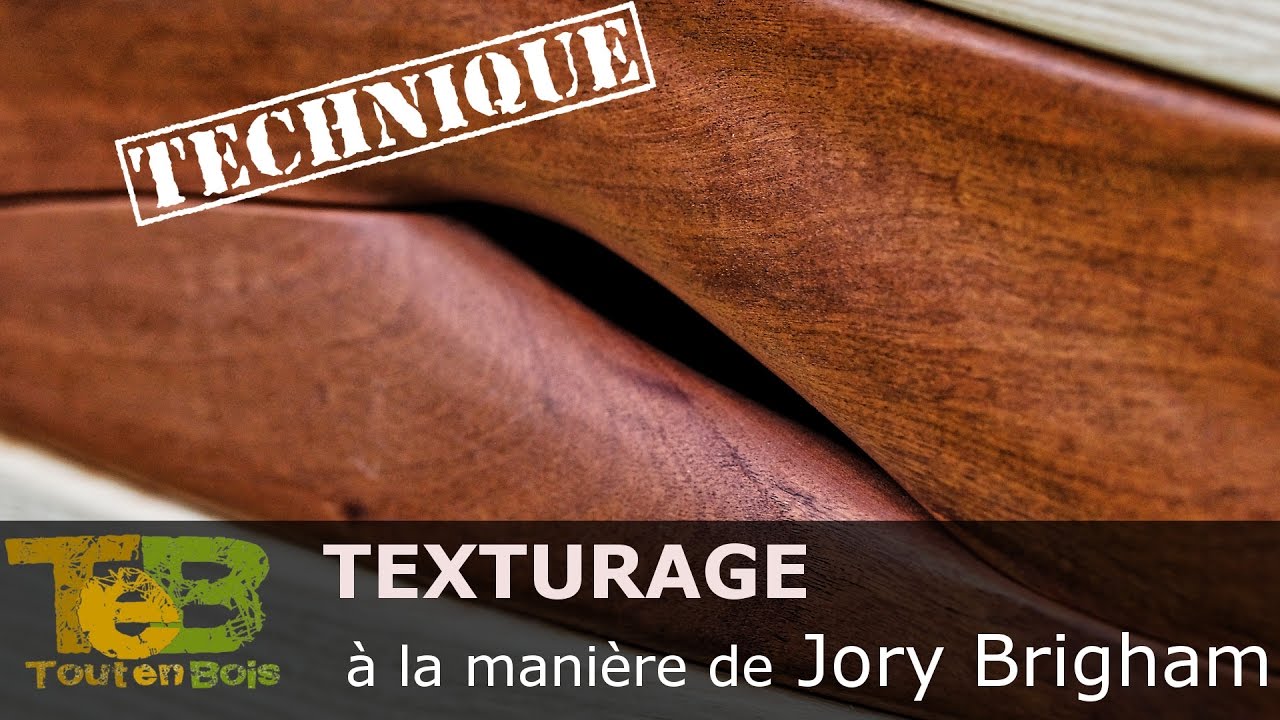 Travail du bois - Sculpture et  texturage du bois à la manière de Jory Brigham