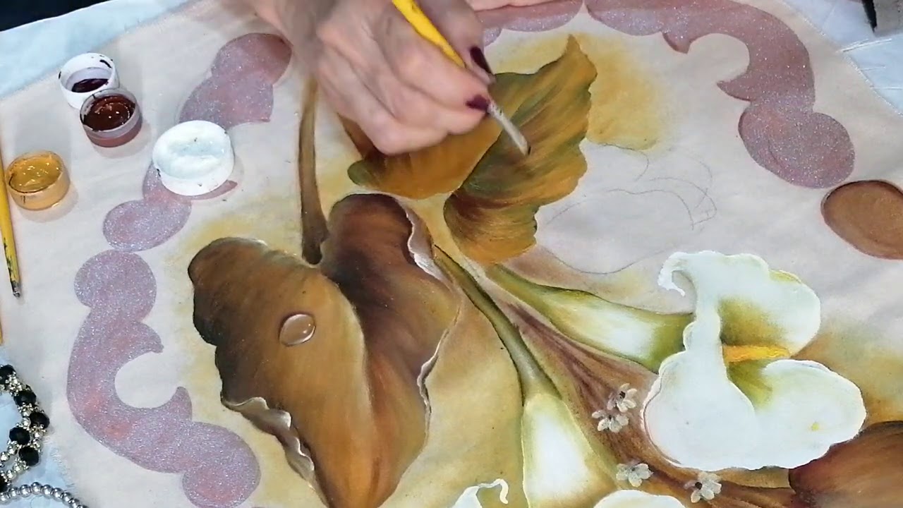 COMO PINTAR HOJAS DE ALCATRAZ EN TELA