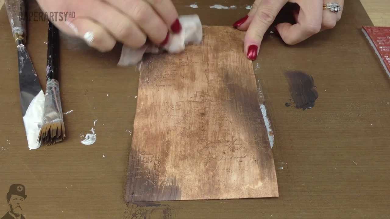 Grunge Paste 102  Stamping Into Grunge Paste