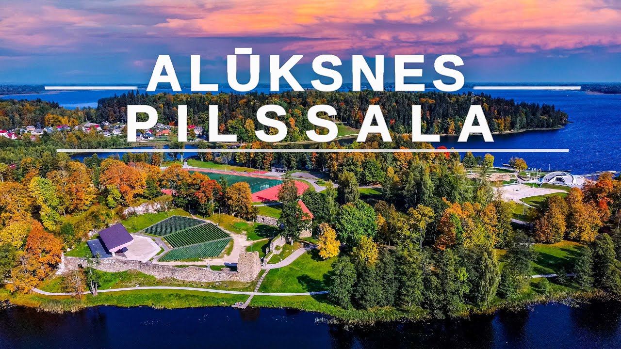 Alūksnes Ezera Pilssala, Livonijas Ordeņa Viduslaiku Pilsdrupas