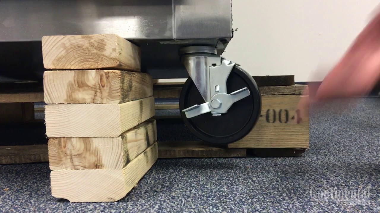 Installing Caster & Legs for Reach-In