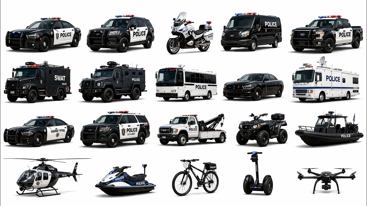 Every Type of Police Vehicle Explained