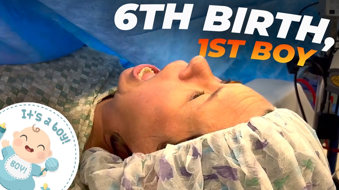 Baby #6!! Finally a BOY After 5 Girls 😭💙