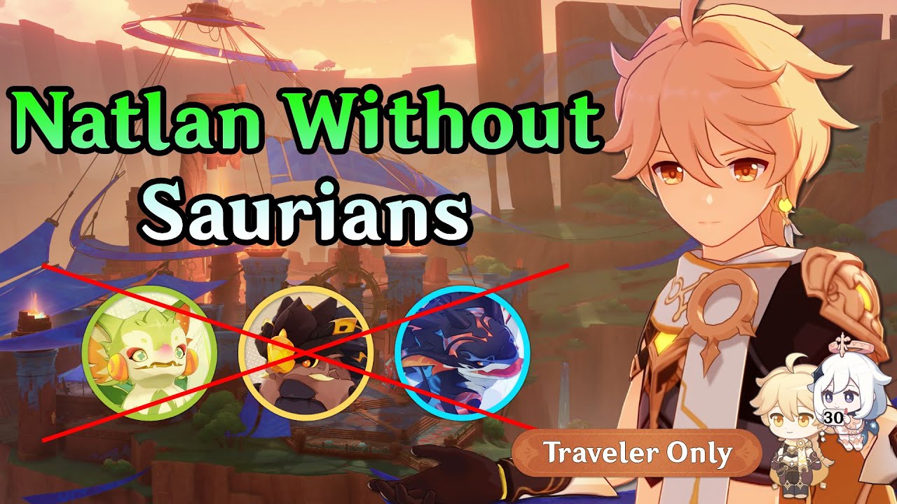Natlan Without Saurians?! A New Insane Genshin Challenge | Traveler-san #30