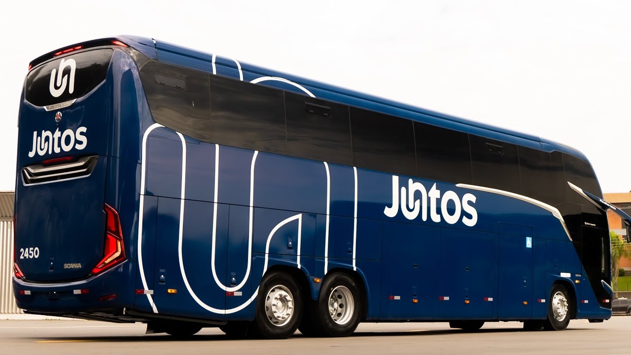 APRESENTAÇÃO JUNTOS TRANSPORTE TURISMO MARCOPOLO G8 1600 LD SCANIA K410 6x2 EURO 6