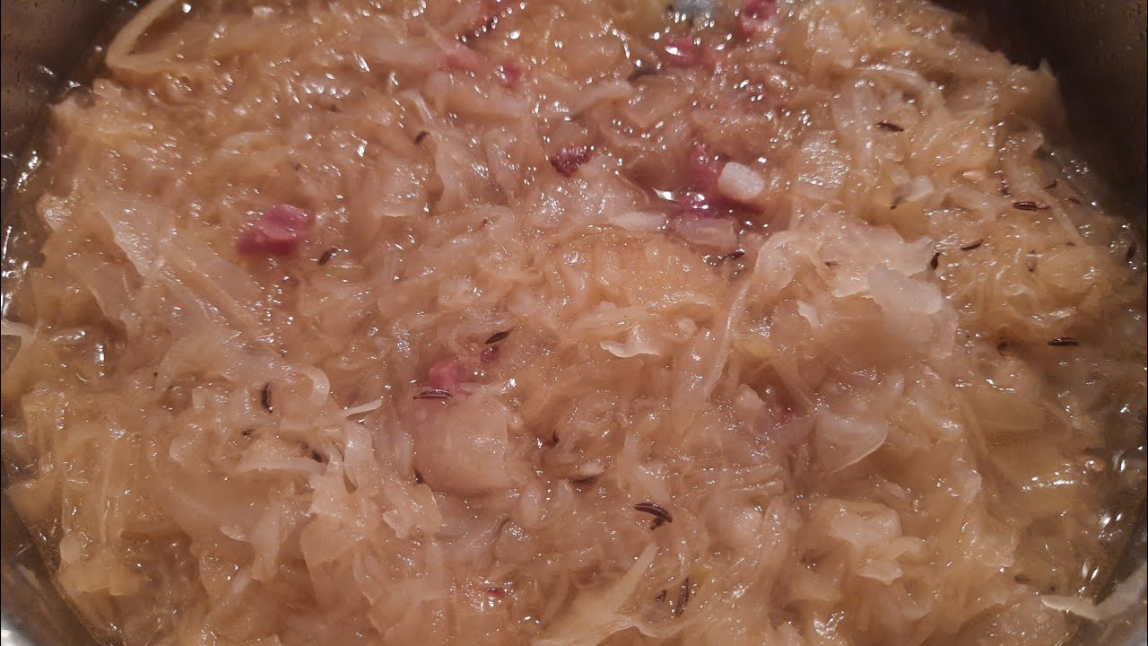 Sauerkraut, fränkisch, einfach, gut