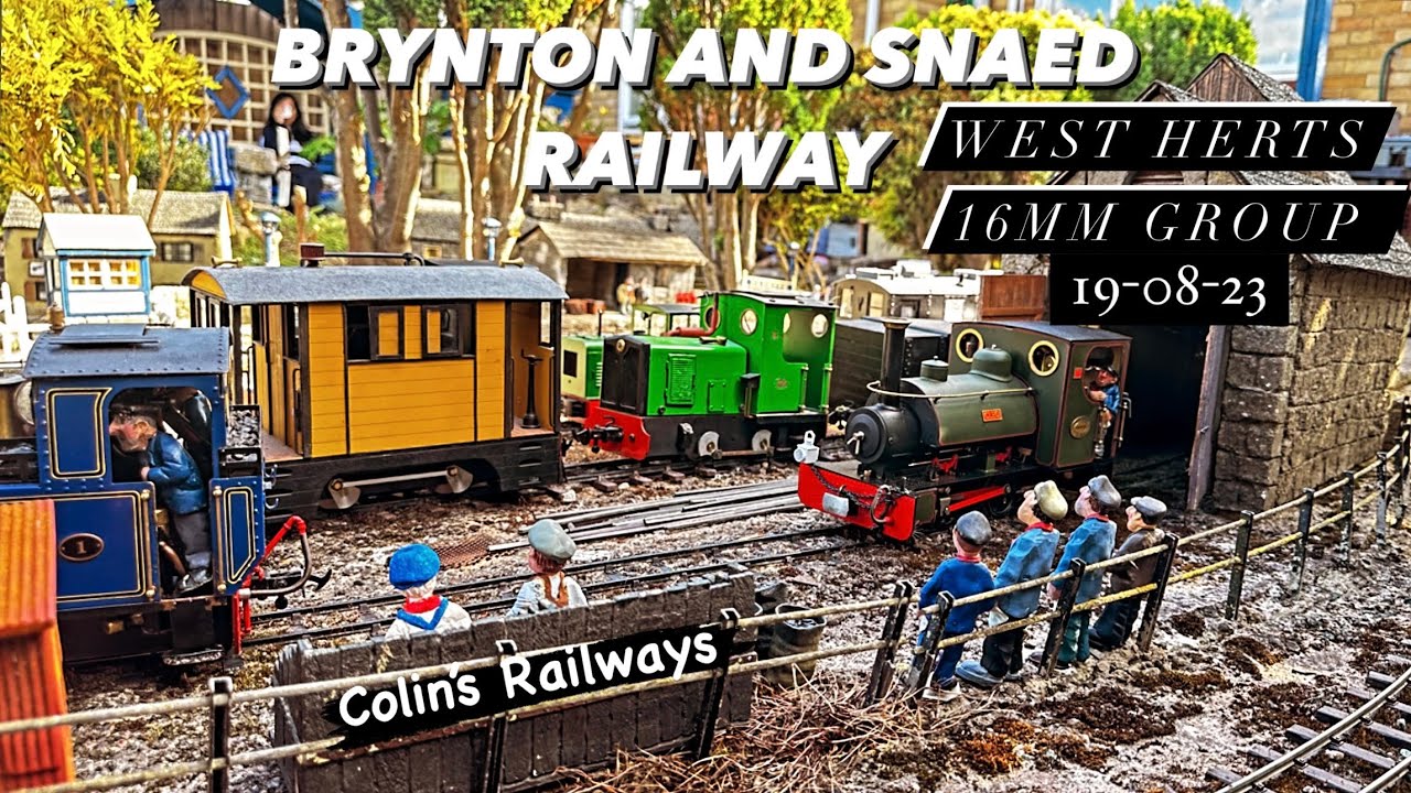 Episode 49: West Herts 16mm group meet up at Brynton and Snaed Garden railway  #gardenrailway