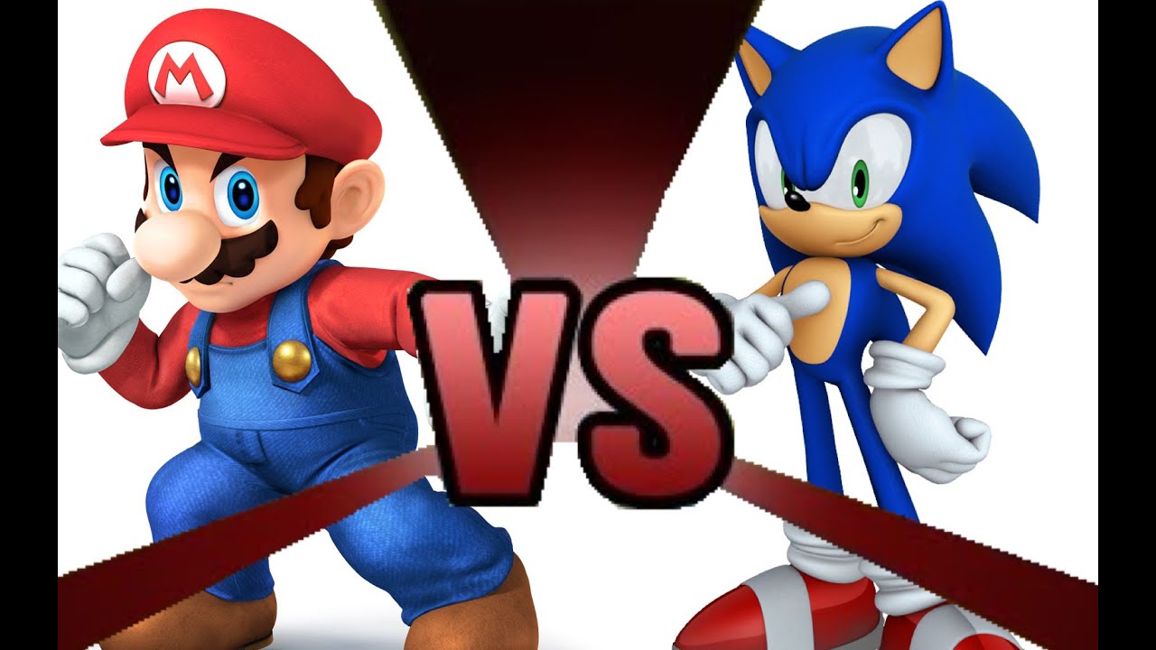 MARIO vs SONIC Sudden Death! Cartoon Fight Club Episode 10