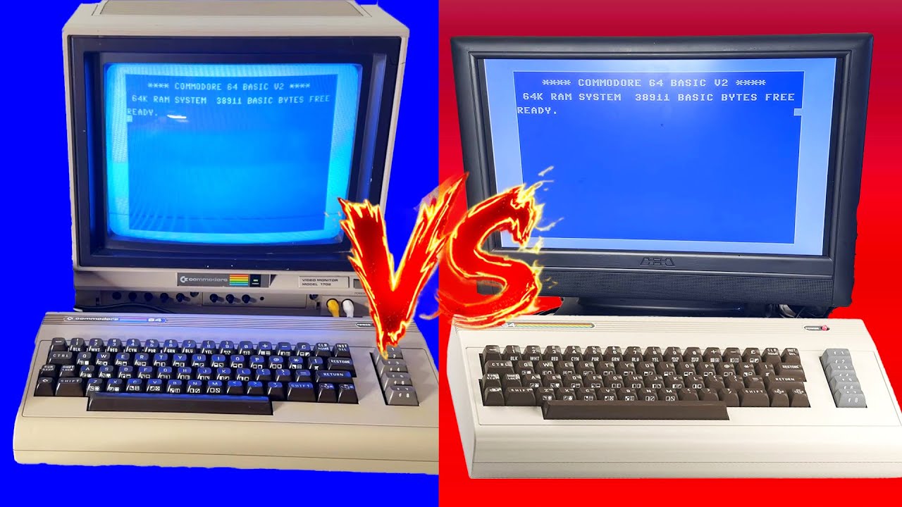 Оригинальный Commodore 64 против C64 Maxi — обзор и сравнение