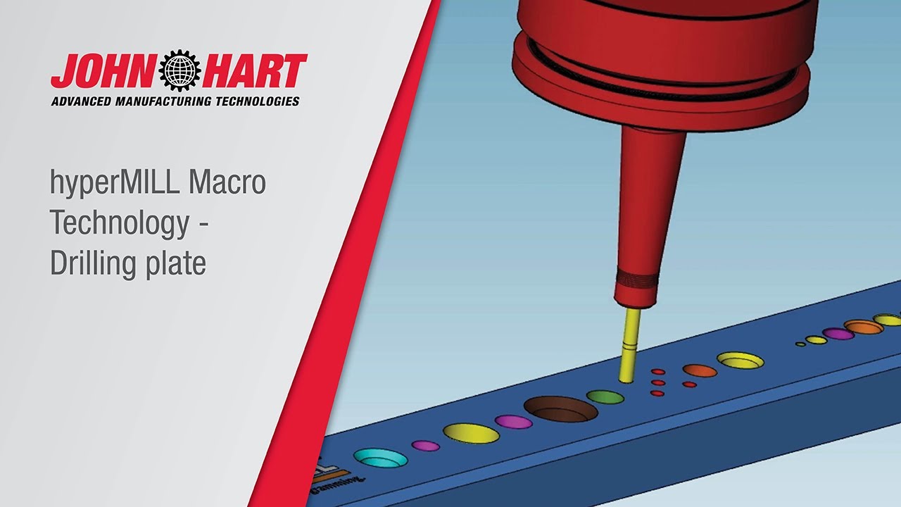 hyperMILL Macro Technology - Drilling plate